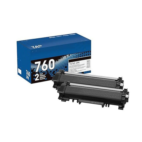 Genuine High-Yield Black Toner Cartridge Twin Pack